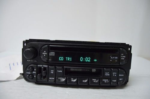 02 03 04 05 06 2007 dodge chrysler jeep radio cd tape  player  tested g30#005