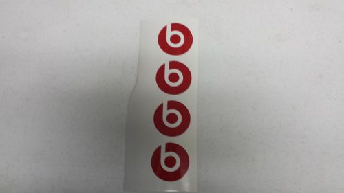 4 beats stickers vinyl monster beat sticker music headphone logo 4in x 4in