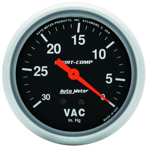 Autometer vacuum gauge new 3484