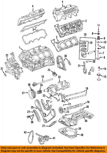 Mercedes mercedes-benz oem 01-05 c320-valve cover gasket 1120160221