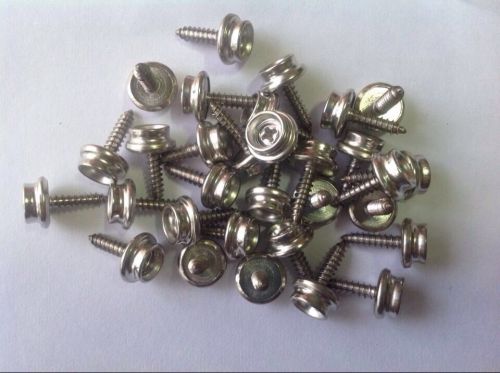 Screw stud dot fasteners stainless steel boat cover marine snaps 3/8&#034; - 25 pcs