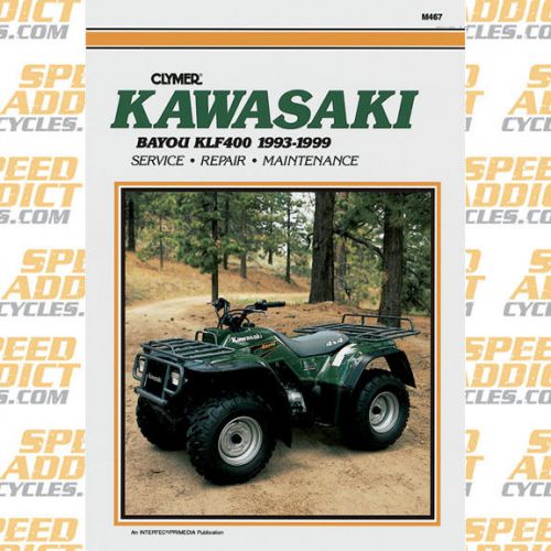 Clymer m467 service shop repair manual kawasaki klf400 bayou 1993-1999