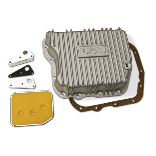 B&amp;m 10280 cast aluminum automatic transmission oil pan