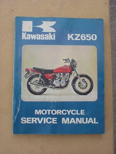 Kawasaki 1977-78 factory service manual - - excellent !!