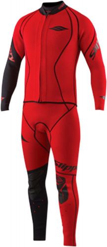 Slippery fuse watercraft jetski adult mens wetsuit &amp; jacket-red-3xl