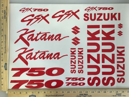 Suzuki gsx 750 katana 18 colors available decal kit set high quality stickers