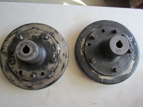 Model t ford small drum rear hubs &amp; drums