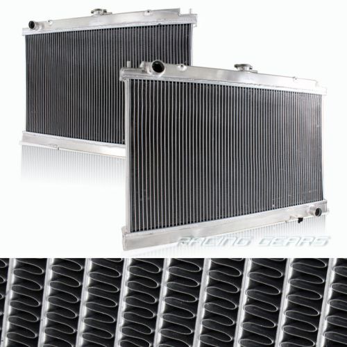 For 95-99 nissan maxima 96-99 infiniti i30 manual trans 2 row aluminum radiator