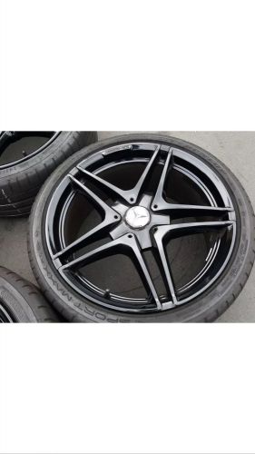 Original 2015+ c63s mercedes benz amg 19&#034; wheels with tires and center caps