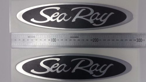 Sea ray boat emblem 10.8&#034; stickers set - adesivi barca - pegatinas barcos