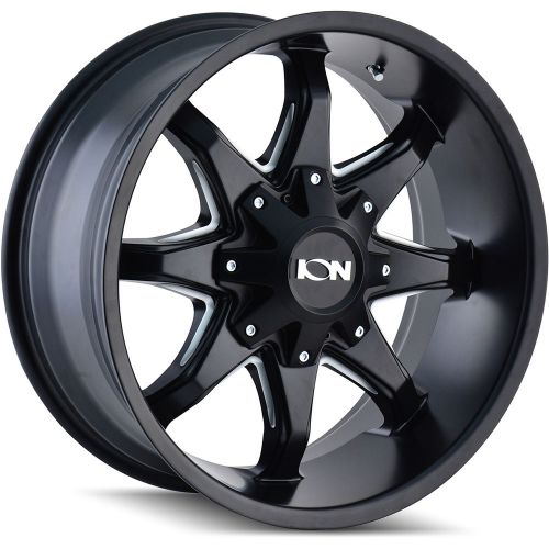 18x9 black alloy ion style 181 8x6.5 &amp; 8x170 -12 rims ct404 lt35x12.50r18 tires