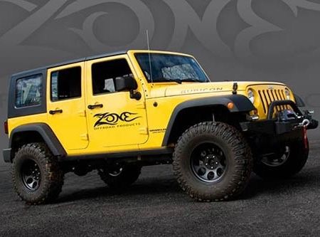 4&#034; zone offroad lift kit 2007-2015 jeep jk wrangler 4 door 2wd 4wd bds rubicon