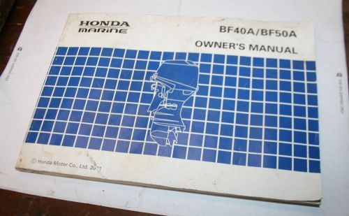Good used honda outboard bf40a/bf50a owners manual