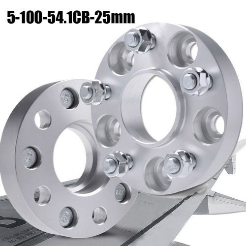 2pcs 5x100pcd 54.1cb aluminum alloy wheel spacer adapters for toyota prius