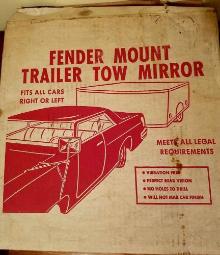 Vintage fender mount tow mirrors