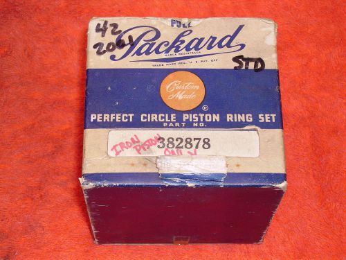 1942  packard  clipper 282 small 8.  piston ring set.  .standard
