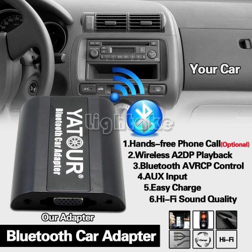 Bluetooth car adapter music changer mp3 phone gps usb charger for tacoma 05-11