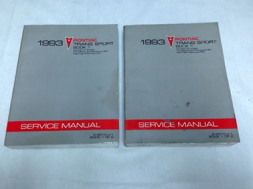 1993 pontiac trans sport gm factory repair service manual complete set