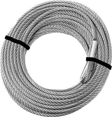 Kfi products steel cable for kfi winch kit 4500-5000 wide series atv-cbl-4kw