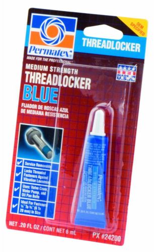 Permatex 24200 medium strength threadlocker blue, 6 ml