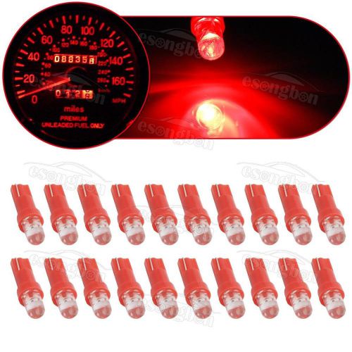 20x red t5 led instrument speedo panel gauge dash led light 17 58 37 73 74