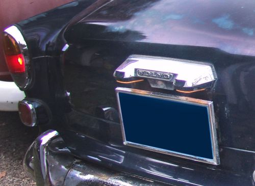 Volvo amazon 122s trunk handle and license light