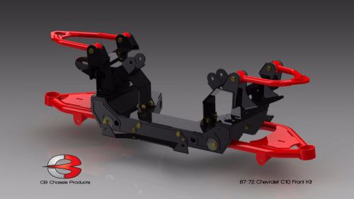 Choppin&#039; block bolt in front crossmember kit - 63-72 c10 air ride suspension