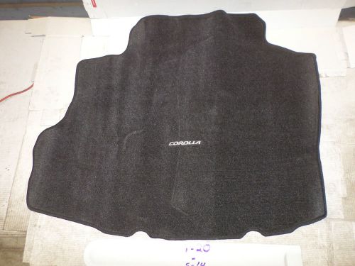 Toyota corolla trunk carpet mat liner 09 10 black nice oem