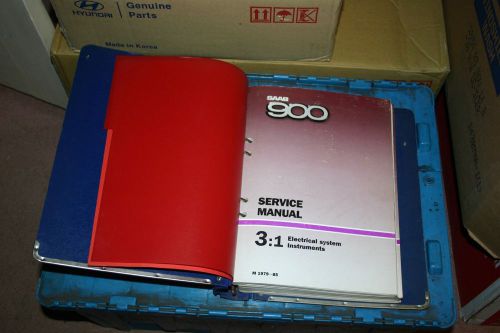 1979 - 1985 87 88 saab 900 electrical system wiring diagrams repair manual set