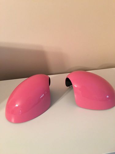 Pink mirror caps for 2012 mini cooper roadster - right and left