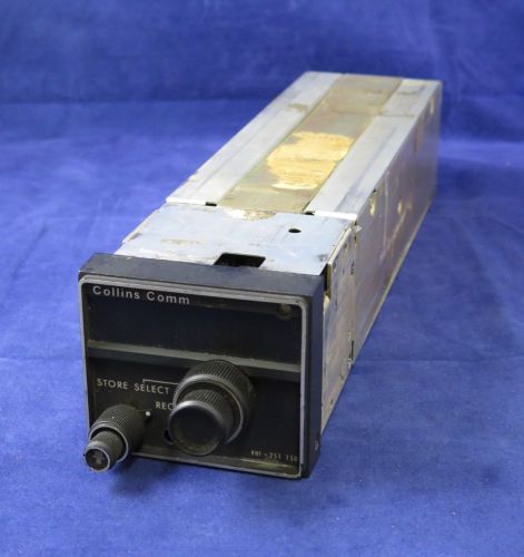 Rockwell collins vhf-251e vhf transceiver p/n:622-3363-001 svc. with yellow tag