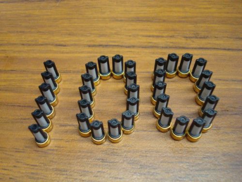 Pack of 100 pieces. fuel injector universal filter basket.  usa seller