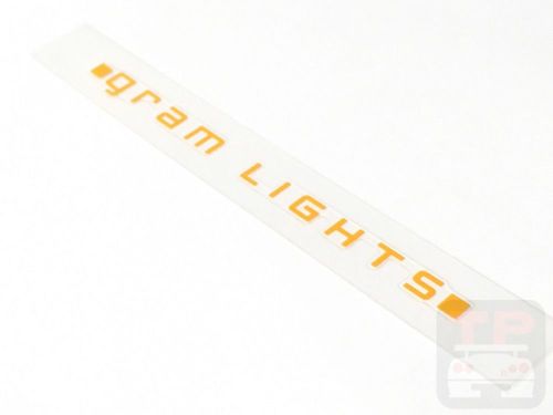 Rs17 genuine rays gram lights logo wheel repair disk sticker 57 accelerate 57mz