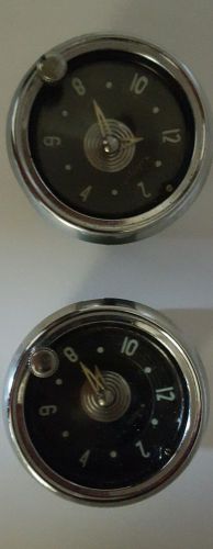 2 1950&#039;s /1960&#039;s chevrolet clock  mfg. by lux clock mfg.
