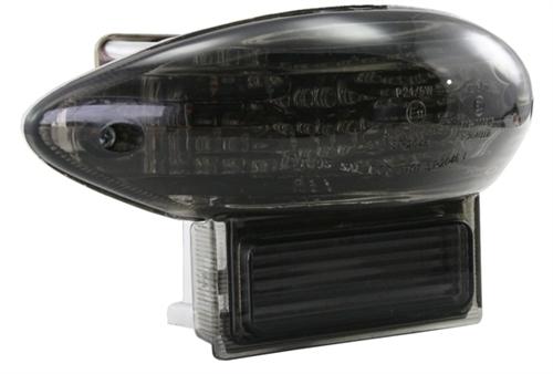 Smoked integrated led blinker taillight suzuki gsx1300r hayabusa 99-07