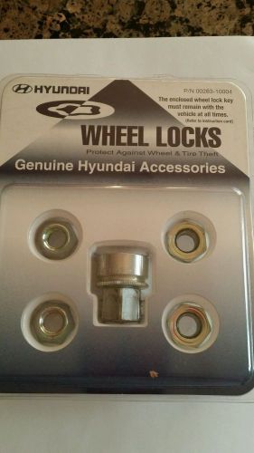 OEM Hyundai Elantra Wheel Lug Nut Locks 00263-10004