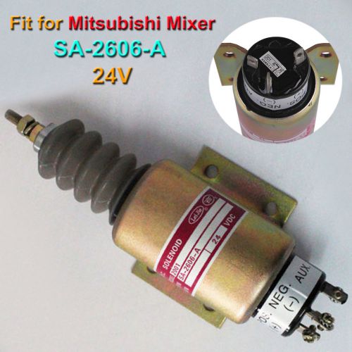 Sa-2606-a shutdown shutoff stop solenoid sa-2606-a 24v fit for mitsubishi mixer