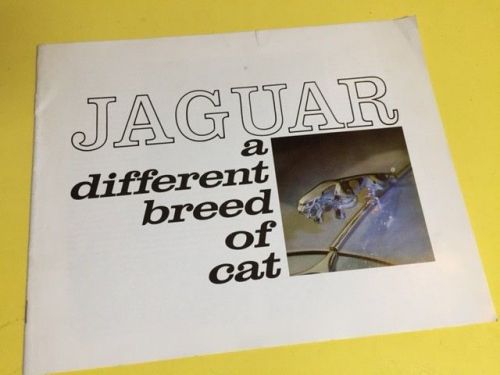 1965 jaguar xk-e brochure with jaguar history