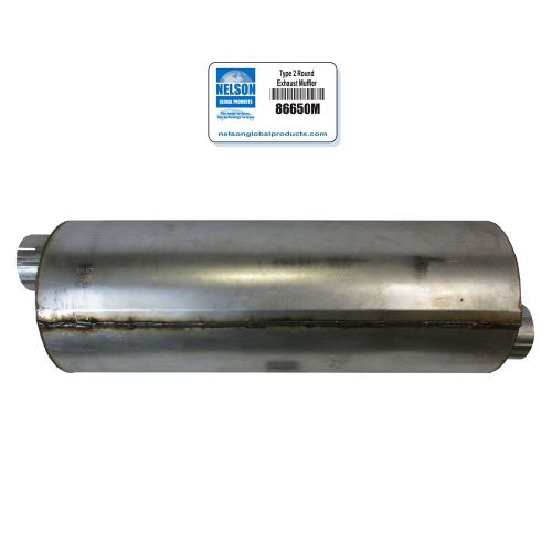 Type 2 round muffler 86650m by nelson global products