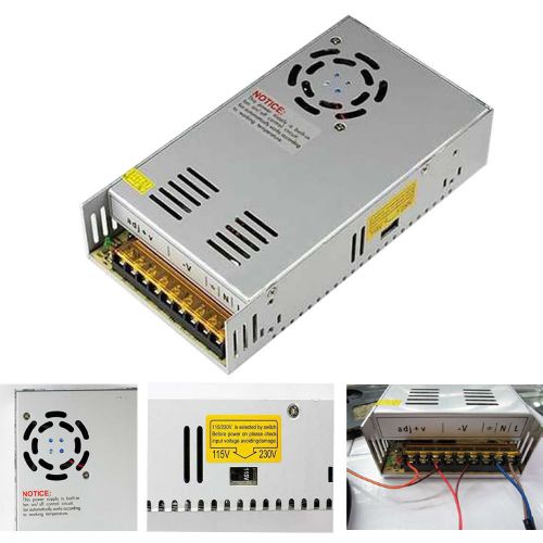 12v dc 30a 360w regulated switching power supply for reprap 3d led strip light