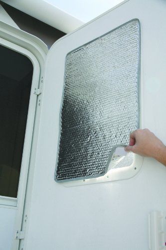 New rv trailer window door cover sun shield reflective uv protector windshield