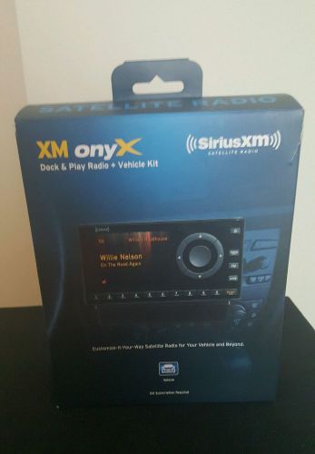 Sirius xm onyx satellite radio receiver &amp; vehicle kit xdnx1v1