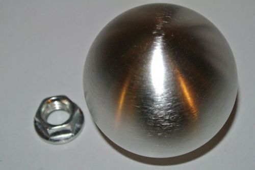 Anodized silver shift knob for manual short throw gear shifter selector m10x1.5