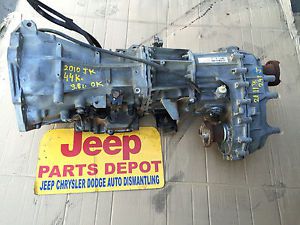 2010 jeep wrangler jk  3.8l. automatic transmission &amp; transfercase 44k ml. mopar