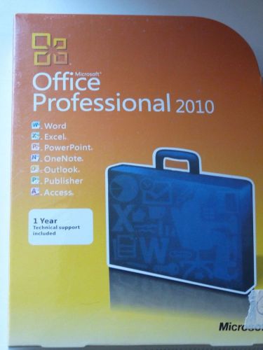 New microsoft office professional 2010 3pc full version 32/64 bit with dvd