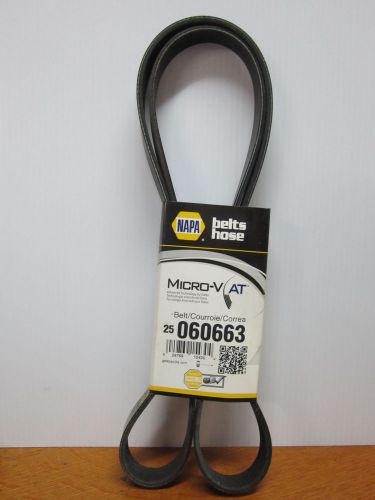 Serpentine belt napa 25060663 chrysler 3.6l gm 3.8l compatible