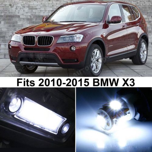 Premium xenon white led lights interior package upgrade for bmw x3