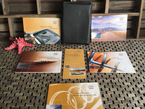 2004 audi a4 cabriolet owners manual set fast free ship ((convertible) (buy oem)