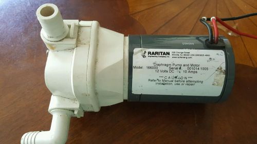Raritan 166000 diaphram pump and motor