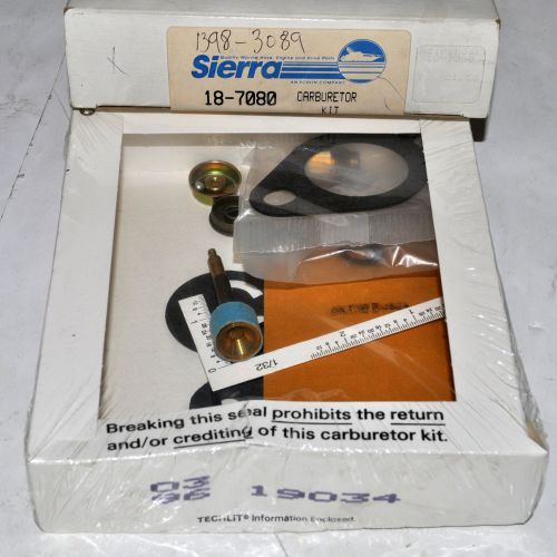 Oem sierra carburetor kit 18-7080 rep. mercruiser 1398-3089, omc 979719